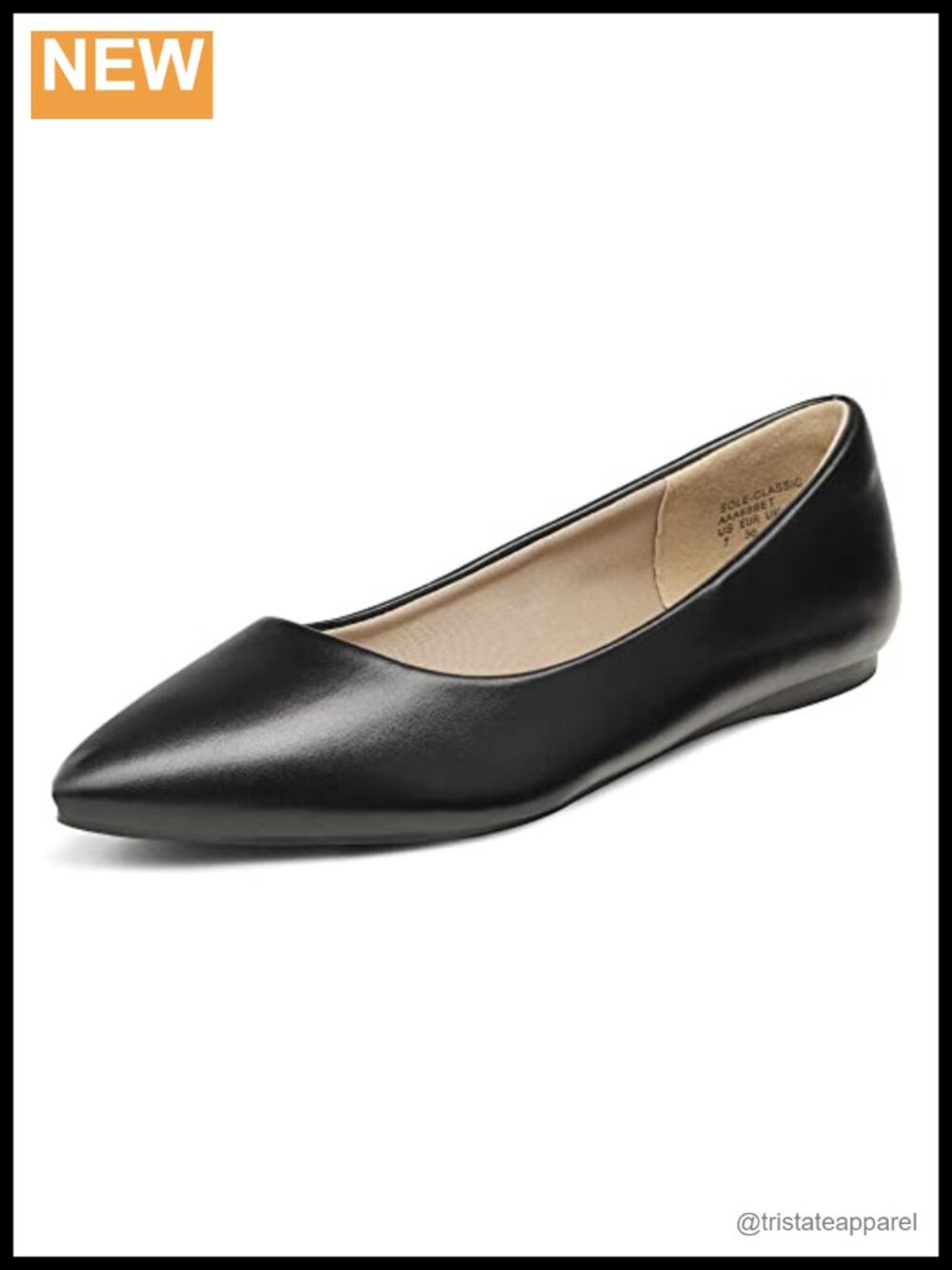 Women's Pointed Toe Ballet Flats Slip On Comfort Dress Shoes